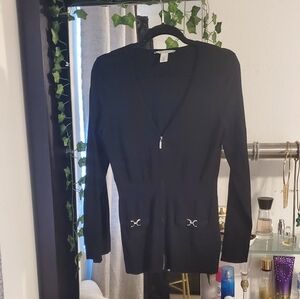 💕 White House Black Market 💕 Zip Up Cardigan Size M